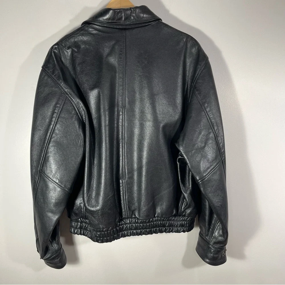 Oakwood Classic Leather Moto Fitted Men’s Jacket Size M Color Black